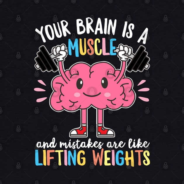 Your Brain Is a Muscle by DetourShirts